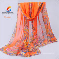 Neue Frauen Art und Weise langer weicher Umschlag-Dame Shawl Silk Chiffon- Schal